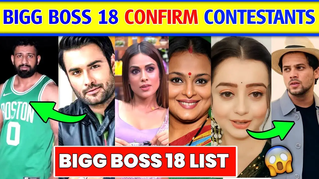 Bigg boss 18 Contestants Final List 2024