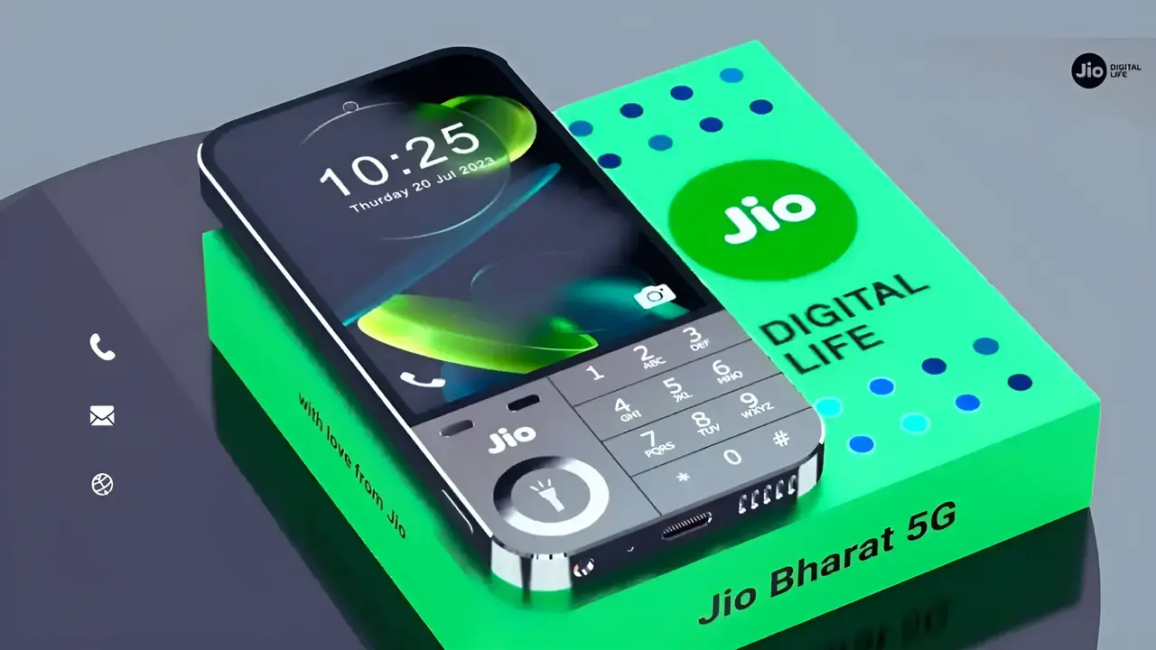 iPhone जैसे लुक में Jio ने लॉन्च किया सबसे सस्ता Jio New Bharat 5G ...