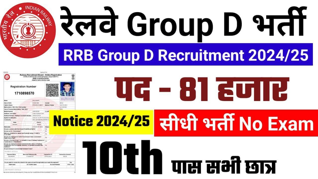 Railway Group D Recruitment 2024