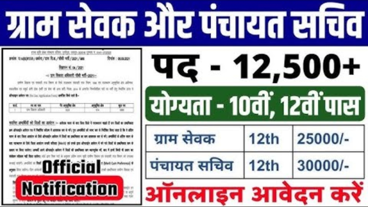 Panchayat Sachiv Recruitment 2025